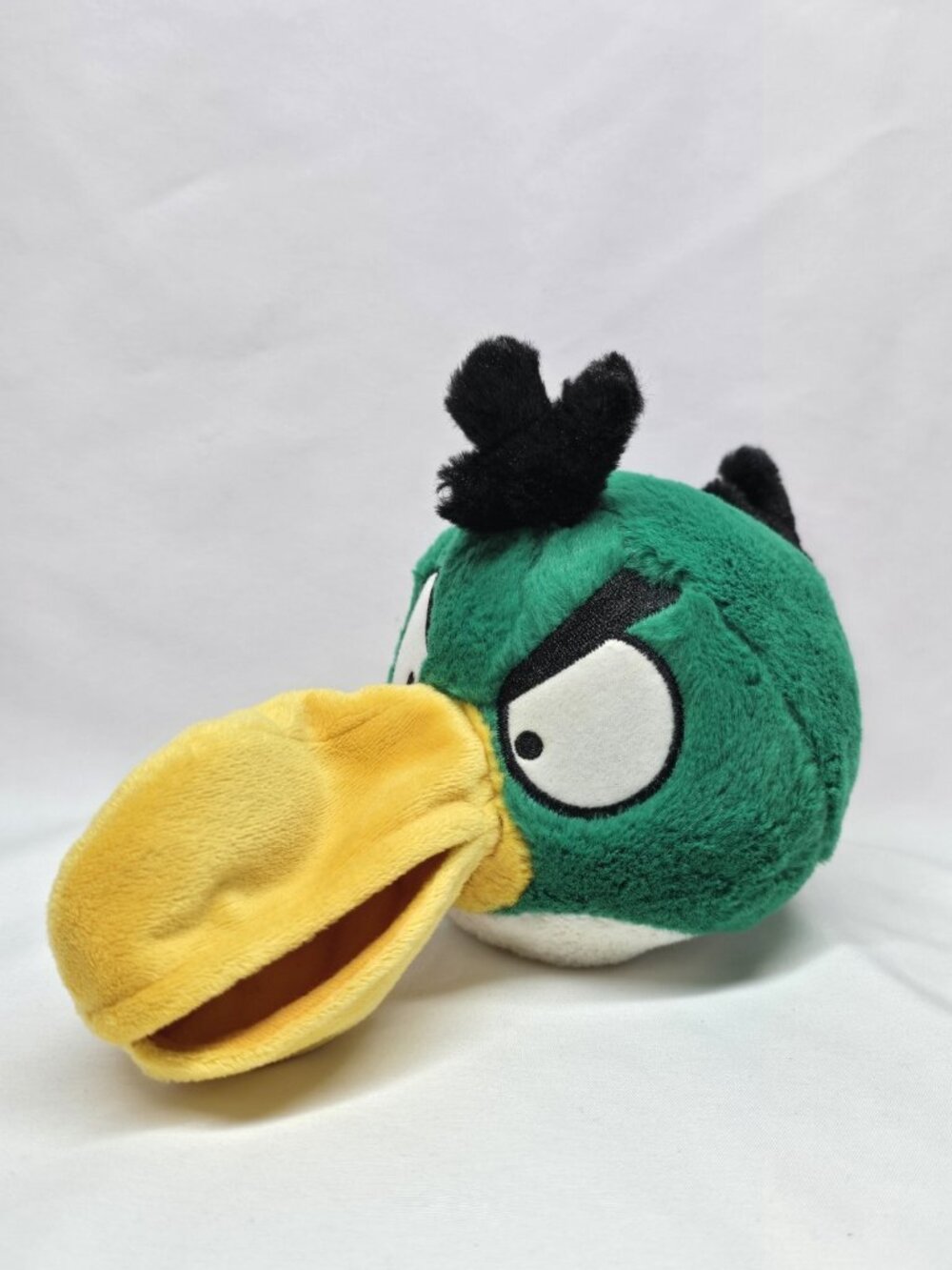 Angry Birds Open Beak Hal Green Toucan Plush 5" 2010 RARE Stuffed Toy NO SOUND